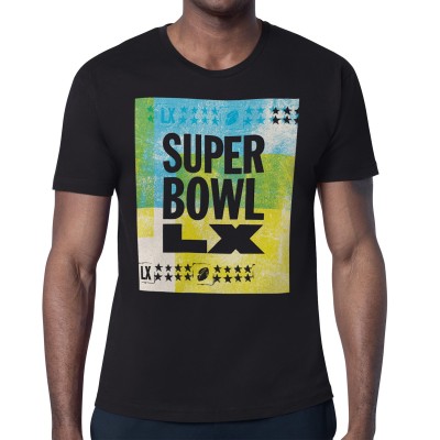 Starter Black Super Bowl LX Concrete Dreams T-Shirt