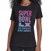Женская Starter Black Super Bowl LX Letterbox T-Shirt Женская Starter Black Super Bowl LX Letterbox T-Shirt