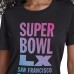 Женская Starter Black Super Bowl LX Letterbox T-Shirt