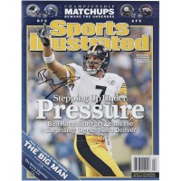 Ben Roethlisberger Pittsburgh Steelers Autographed Fanatics Authentic Stepping Up Under Pressure Sports Illustrated Magazine from January 23, 2006