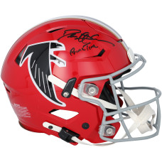 Deion Sanders Atlanta Falcons Autographed Fanatics Authentic Riddell Speed Flex Authentic Helmet with 'Prime Time' Inscription Deion Sanders Atlanta Falcons Autographed Fanatics Authentic Riddell Speed Flex Authentic Helmet with 'Prime Time' Inscription