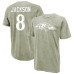 Футболка Baltimore Ravens Lamar Jackson Majestic Threads Moss Green Mineral Wash Name & Number Футболка Baltimore Ravens Lamar Jackson Majestic Threads Moss Green Mineral Wash Name & Number