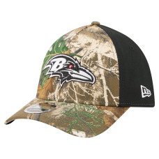 Бейсболка Baltimore Ravens New Era Camo/Black Team Collection RealTree 39THIRTY M-Crown A-Frame