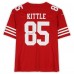 George Kittle San Francisco 49ers Autographed Fanatics Authentic Scarlet Nike Vapor F.U.S.E. Limited Jersey