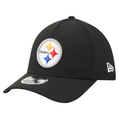 Бейсболка Pittsburgh Steelers New Era Black 39THIRTY M-Crown A-Frame Stretch