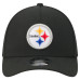 Бейсболка Pittsburgh Steelers New Era Black 39THIRTY M-Crown A-Frame Stretch