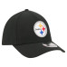 Бейсболка Pittsburgh Steelers New Era Black 39THIRTY M-Crown A-Frame Stretch
