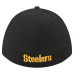 Бейсболка Pittsburgh Steelers New Era Black 39THIRTY M-Crown A-Frame Stretch