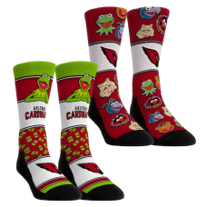 Носки Unisex Arizona Cardinals Rock Em Muppets 2-Pack Crew Set Носки Unisex Arizona Cardinals Rock Em Muppets 2-Pack Crew Set