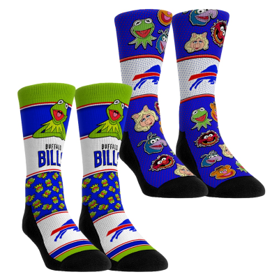 Носки Unisex Buffalo Bills Rock Em Muppets 2-Pack Crew Set