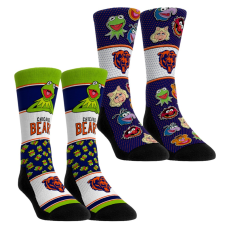 Носки Unisex Chicago Bears Rock Em Muppets 2-Pack Crew Set Носки Unisex Chicago Bears Rock Em Muppets 2-Pack Crew Set