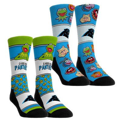 Носки Unisex Carolina Panthers Rock Em Muppets 2-Pack Crew Set