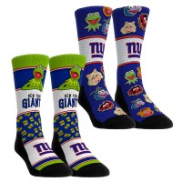 Unisex New York Giants Rock Em Socks Muppets 2-Pack Crew Socks Set