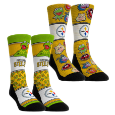 Носки Unisex Pittsburgh Steelers Rock Em Muppets 2-Pack Crew Set