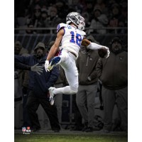 Darius Slayton New York Giants Unsigned Fanatics Authentic 2025 Week 10 One-Handed Catch Spotlight Photograph