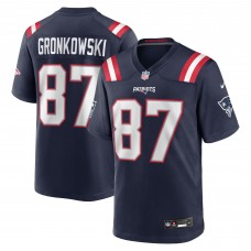 Джерси New England Patriots Rob Gronkowski Nike Navy Team Retired Player Game