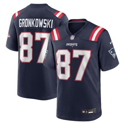 Джерси New England Patriots Rob Gronkowski Nike Navy Team Retired Player Game