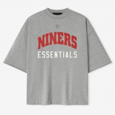 Unisex San Francisco 49ers Fear of God x NFL Heather Gray 3/4-Sleeve T-Shirt