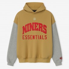 Unisex San Francisco 49ers Fear of God x NFL Gold/Heather Gray Sport Hoodie Unisex San Francisco 49ers Fear of God x NFL Gold/Heather Gray Sport Hoodie