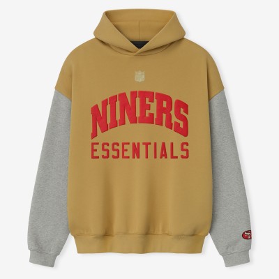Unisex San Francisco 49ers Fear of God x NFL Gold/Heather Gray Sport Hoodie