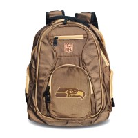 Seattle Seahawks MOJO Tan 19 Premium Laptop Backpack