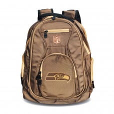 Seattle Seahawks MOJO Tan 19 Premium Laptop Backpack