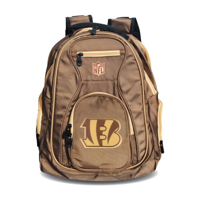 Cincinnati Bengals MOJO Tan 19 Premium Laptop Backpack