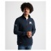 Charles River x New England Patriots Navy Franconia Quilted Quarter-Zip Sweatshirt