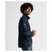 Charles River x New England Patriots Navy Franconia Quilted Quarter-Zip Sweatshirt