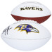 Terrell Suggs Baltimore Ravens Autographed Fanatics Authentic Franklin White Panel Football Terrell Suggs Baltimore Ravens Autographed Fanatics Authentic Franklin White Panel Football