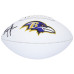Terrell Suggs Baltimore Ravens Autographed Fanatics Authentic Franklin White Panel Football