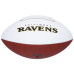 Terrell Suggs Baltimore Ravens Autographed Fanatics Authentic Franklin White Panel Football