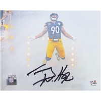T.J. Watt Pittsburgh Steelers Autographed Fanatics Authentic 8 x 10 Smoke Entrance Photograph