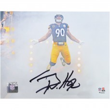 T.J. Watt Pittsburgh Steelers Autographed Fanatics Authentic 8 x 10 Smoke Entrance Photograph