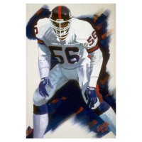 New York Giants Lawrence Taylor Deacon Jones Foundation 24 x 16 Fine Art Print by Artist Edgar Brown