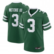 New York Jets John Metchie III Nike Legacy Green Team Game Jersey New York Jets John Metchie III Nike Legacy Green Team Game Jersey