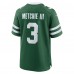 New York Jets John Metchie III Nike Legacy Green Team Game Jersey