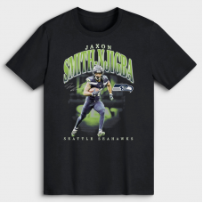 Seattle Seahawks Jaxon Smith-Njigba Black Big & Tall Player Hype T-Shirt
