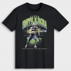 Seattle Seahawks Jaxon Smith-Njigba Black Player Hype T-Shirt