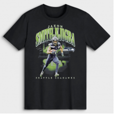 Seattle Seahawks Jaxon Smith-Njigba Black Player Hype T-Shirt