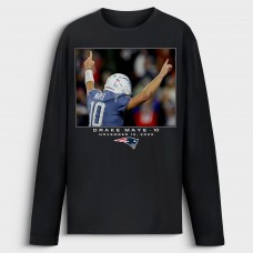 New England Patriots Drake Maye Black NFL Flash Features Week 11 Long Sleeve T-Shirt New England Patriots Drake Maye Black NFL Flash Features Week 11 Long Sleeve T-Shirt