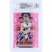 Christian McCaffrey San Francisco 49ers Autographed 2023 Panini Mosaic Camo Pink Mosaic #213 Beckett Fanatics Witnessed Authenticated Card Christian McCaffrey San Francisco 49ers Autographed 2023 Panini Mosaic Camo Pink Mosaic #213 Beckett Fanatics Witnessed Authenticated Card