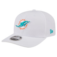 Бейсболка Miami Dolphins New Era White Name Plate 9SEVENTY
