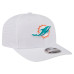 Бейсболка Miami Dolphins New Era White Name Plate 9SEVENTY