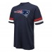 New England Patriots Drake Maye Majestic Threads Navy Oversized T-Shirt