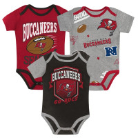 для малыша Tampa Bay Buccaneers Outerstuff First Round Pick 3-Piece Bodysuit Set