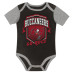 для малыша Tampa Bay Buccaneers Outerstuff First Round Pick 3-Piece Bodysuit Set