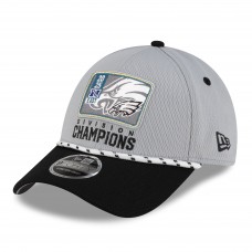 Бейсболка Philadelphia Eagles New Era Gray/Black 2025 NFC East Division Champions Locker Room Trophy Collection 9FORTY Бейсболка Philadelphia Eagles New Era Gray/Black 2025 NFC East Division Champions Locker Room Trophy Collection 9FORTY