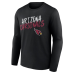 Футболка с длинным рукавом Arizona Cardinals Black Hustle