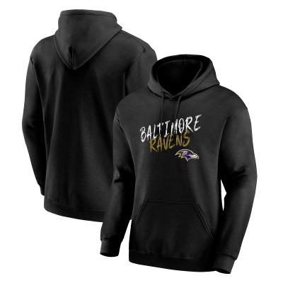 Толстовка Baltimore Ravens Black Hustle